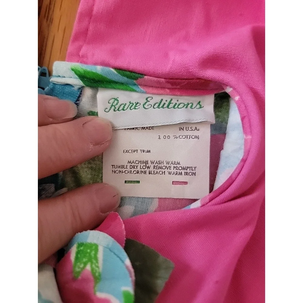 Vintage 80s Rare Editions Dress Girls Size 12 Cottagecore Garden Party